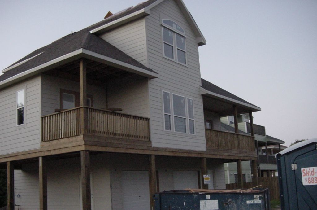HANDRAILS at FRONT DECKS INSTALLED